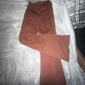 Brown flared Leggings